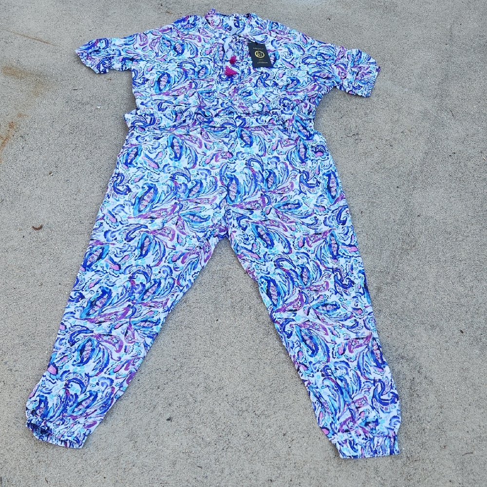 Colorful Paisley Jumpsuit